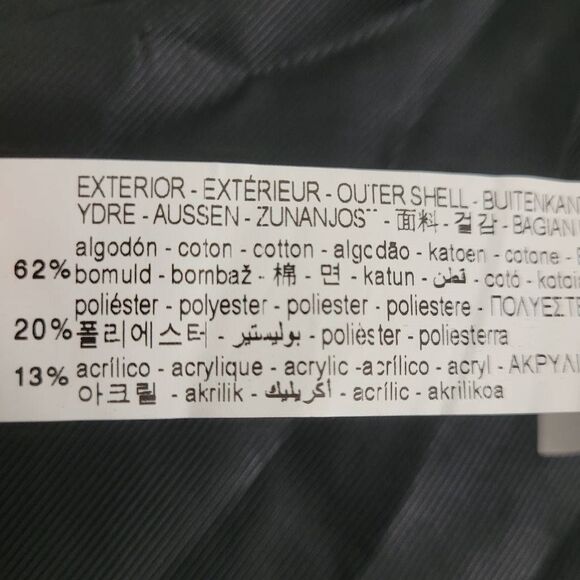 Zara Combination Faux Leather Textured Blazer Sz M Sophisticated Preppy Academia - Picture 8 of 14